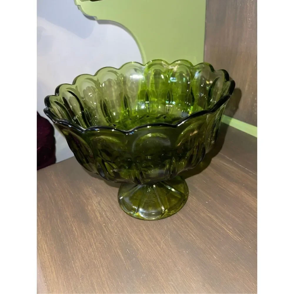 Vintage Anchor Hocking Fairfield Compote